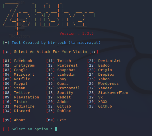 Zphisher