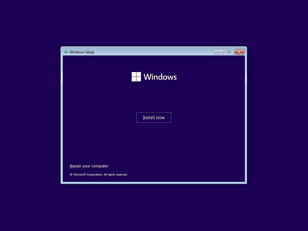 Windows 11 Install