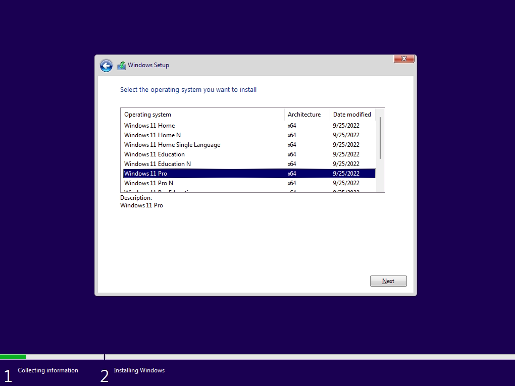 Windows 11 Install