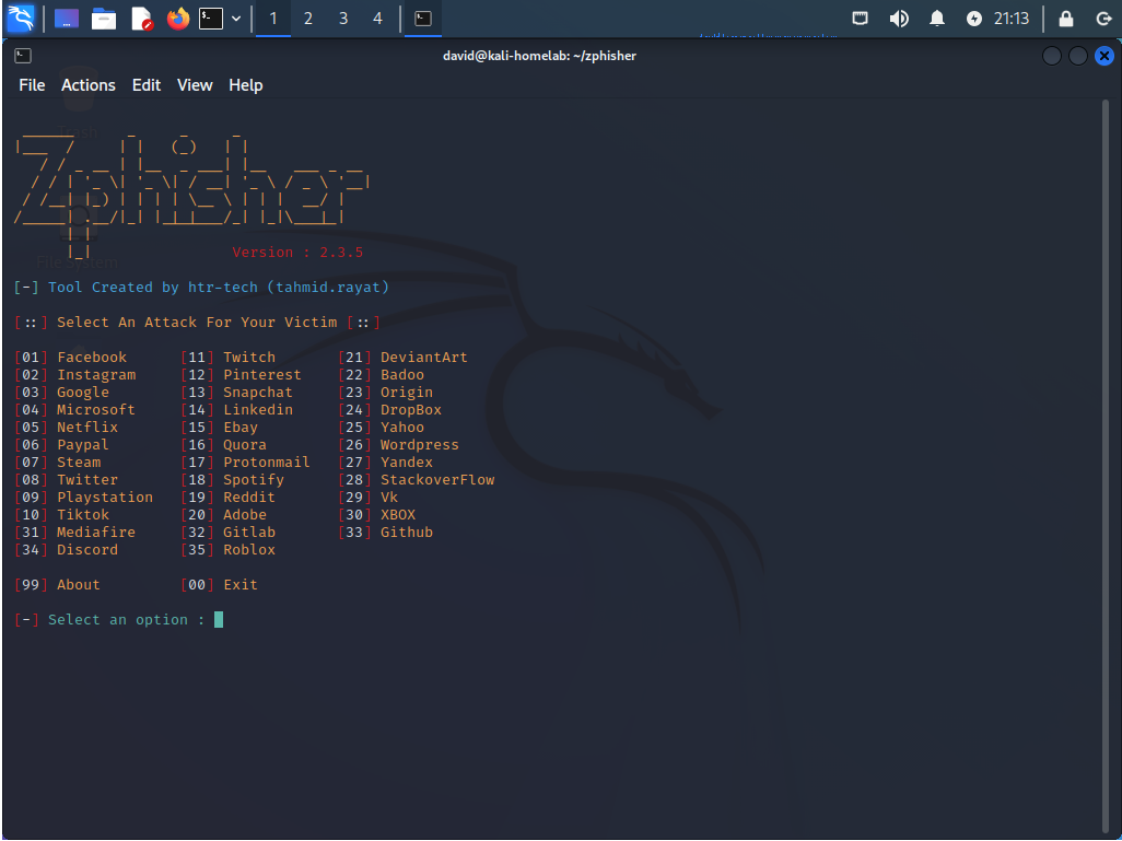 zphisher